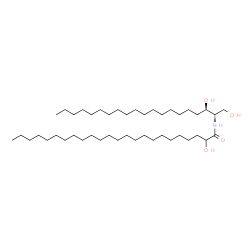 ChemSpider 2D Image | N-(2-hydroxytetracosanoyl)eicosasphinganine | C44H89NO4