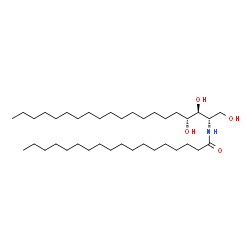ChemSpider 2D Image | N-(octadecanoyl)-4-hydroxyeicosasphinganine | C38H77NO4