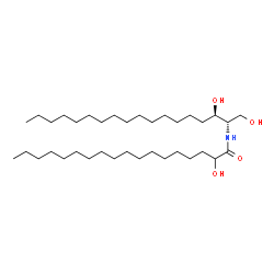 ChemSpider 2D Image | N-(2-hydroxyoctadecanoyl)sphinganine | C36H73NO4