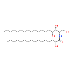 ChemSpider 2D Image | N-(2-hydroxyhexadecanoyl)-4-hydroxysphinganine | C34H69NO5