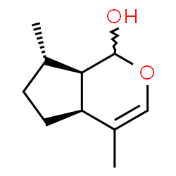 ChemSpider 2D Image | (4aS,7S,7aR)-4,7-Dimethyl-1,4a,5,6,7,7a-hexahydrocyclopenta[c]pyran-1-ol | C10H16O2