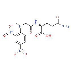 ChemSpider 2D Image | Dnp-Sar-Gln | C14H17N5O8