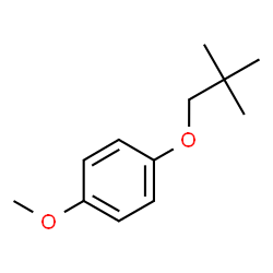 ChemSpider 2D Image | 1-(2,2-Dimethylpropoxy)-4-methoxybenzene | C12H18O2