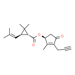 ChemSpider 2D Image | (1R,4S)-trans-prallethrin | C19H24O3