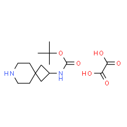 ChemSpider 2D Image | tert-Butyl 7-azaspiro[3.5]nonan-2-ylcarbamate oxalate | C15H26N2O6