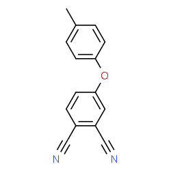 ChemSpider 2D Image | 4-(4-Methylphenoxy)phthalonitrile | C15H10N2O