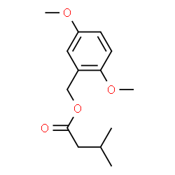 ChemSpider 2D Image | 2,5-Dimethoxybenzyl 3-methylbutanoate | C14H20O4