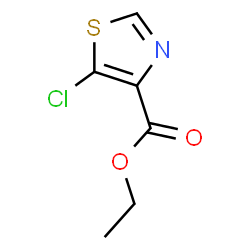 ChemSpider 2D Image | Ethyl 5-chloro-1,3-thiazole-4-carboxylate | C6H6ClNO2S