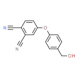 ChemSpider 2D Image | 4-[4-(Hydroxymethyl)phenoxy]phthalonitrile | C15H10N2O2