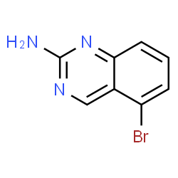 ChemSpider 2D Image | 5-Bromo-2-quinazolinamine | C8H6BrN3