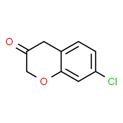 ChemSpider 2D Image | 7-Chlorochroman-3-one | C9H7ClO2