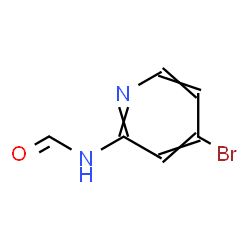ChemSpider 2D Image | N-(4-Bromo-2-pyridinyl)formamide | C6H5BrN2O