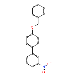 ChemSpider 2D Image | 4'-(Benzyloxy)-3-nitrobiphenyl | C19H15NO3