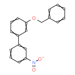 ChemSpider 2D Image | 3-(Benzyloxy)-3'-nitrobiphenyl | C19H15NO3