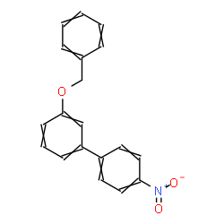 ChemSpider 2D Image | 3-(Benzyloxy)-4'-nitrobiphenyl | C19H15NO3
