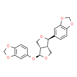 ChemSpider 2D Image | (+)-Sesamolin | C20H18O7