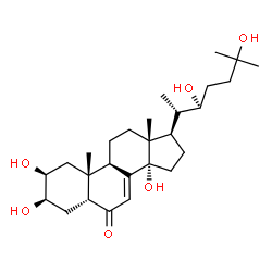 ChemSpider 2D Image | 22-epi-Ecdysone | C27H44O6