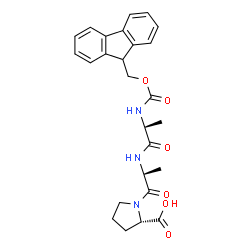 ChemSpider 2D Image | N-[(9H-Fluoren-9-ylmethoxy)carbonyl]-L-alanyl-L-alanyl-L-proline | C26H29N3O6