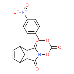 ChemSpider 2D Image | 4-({[(4-Nitrobenzyl)oxy]carbonyl}oxy)-4-azatricyclo[5.2.1.0~2,6~]dec-8-ene-3,5-dione | C17H14N2O7