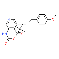 ChemSpider 2D Image | tert-Butyl (4-formyl-5-((4-methoxybenzyl)oxy)pyridin-3-yl)carbamate | C19H22N2O5