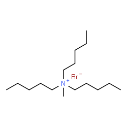 ChemSpider 2D Image | N-Methyl-N,N-dipentyl-1-pentanaminium bromide | C16H36BrN