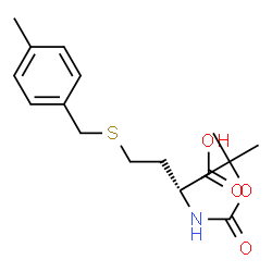 ChemSpider 2D Image | Boc-D-Hcys(Mbzl)-OH | C17H25NO4S