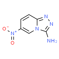 ChemSpider 2D Image | 6-Nitro[1,2,4]triazolo[4,3-a]pyridin-3-amine | C6H5N5O2