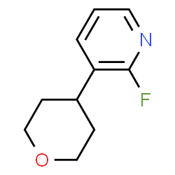 ChemSpider 2D Image | 2-Fluoro-3-(oxan-4-yl)pyridine | C10H12FNO