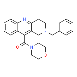 ChemSpider 2D Image | (2-Benzyl-1,2,3,4-tetrahydrobenzo[b][1,6]naphthyridin-10-yl)(morpholino)methanone | C24H25N3O2