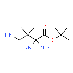 ChemSpider 2D Image | 2-Methyl-2-propanyl 2,4-diamino-3-methylvalinate | C10H23N3O2