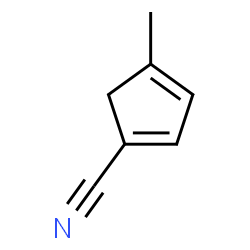 ChemSpider 2D Image | 4-Methyl-1,3-cyclopentadiene-1-carbonitrile | C7H7N