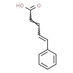 ChemSpider 2D Image | (2E,4E)-5-Phenyl-2,4-pentadienoic acid | C11H10O2