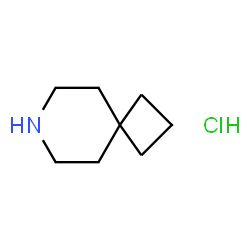 ChemSpider 2D Image | 7-Azaspiro[3.5]nonane hydrochloride | C8H16ClN