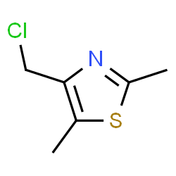 ChemSpider 2D Image | 4-(Chloromethyl)-2,5-dimethyl-1,3-thiazole | C6H8ClNS