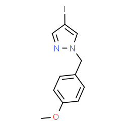 ChemSpider 2D Image | 4-Iodo-1-(4-methoxybenzyl)-1H-pyrazole | C11H11IN2O