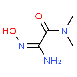 ChemSpider 2D Image | 2-(Hydroxyamino)-2-imino-N,N-dimethylacetamide | C4H9N3O2