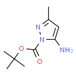 ChemSpider 2D Image | 5-Amino-1-Boc-3-methyl-1H-pyrazole | C9H15N3O2