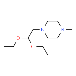 ChemSpider 2D Image | 1-(2,2-Diethoxyethyl)-4-methylpiperazine | C11H24N2O2