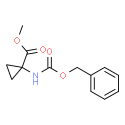 ChemSpider 2D Image | Methyl 1-{[(benzyloxy)carbonyl]amino}cyclopropanecarboxylate | C13H15NO4