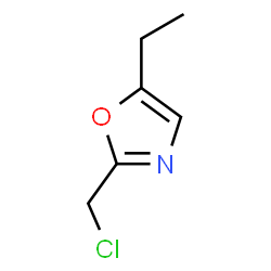 ChemSpider 2D Image | 2-(Chloromethyl)-5-ethyl-1,3-oxazole | C6H8ClNO