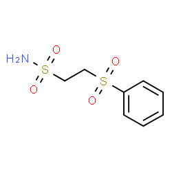 ChemSpider 2D Image | 2-(Phenylsulfonyl)ethanesulfonamide | C8H11NO4S2
