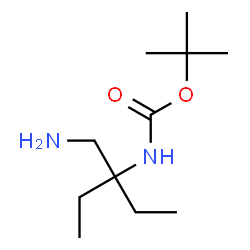 ChemSpider 2D Image | 2-Methyl-2-propanyl [3-(aminomethyl)-3-pentanyl]carbamate | C11H24N2O2