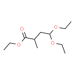 ChemSpider 2D Image | Ethyl 4,4-diethoxy-2-methylbutanoate | C11H22O4