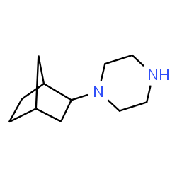 ChemSpider 2D Image | 1-(Bicyclo[2.2.1]hept-2-yl)piperazine | C11H20N2