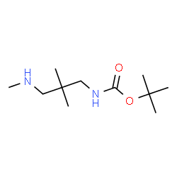 ChemSpider 2D Image | 2-Methyl-2-propanyl [2,2-dimethyl-3-(methylamino)propyl]carbamate | C11H24N2O2