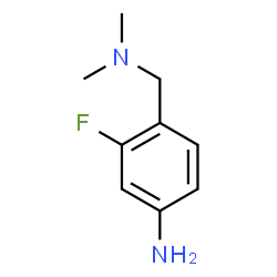 ChemSpider 2D Image | 4-((Dimethylamino)methyl)-3-fluoroaniline | C9H13FN2