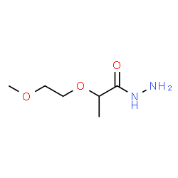 ChemSpider 2D Image | 2-(2-Methoxyethoxy)propanehydrazide | C6H14N2O3