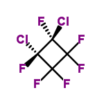 InChI=1/C4Cl2F6/c5-1(7)2(6,8)4(11,12)3(1,9)10/t1-,2-/m0/s1