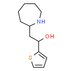 ChemSpider 2D Image | 2-(2-Azepanyl)-1-(2-thienyl)ethanol | C12H19NOS