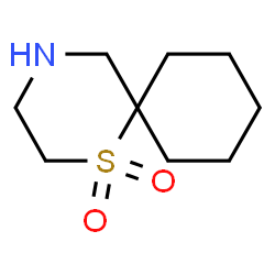 ChemSpider 2D Image | 1-Thia-4-azaspiro[5.5]undecane 1,1-dioxide | C9H17NO2S